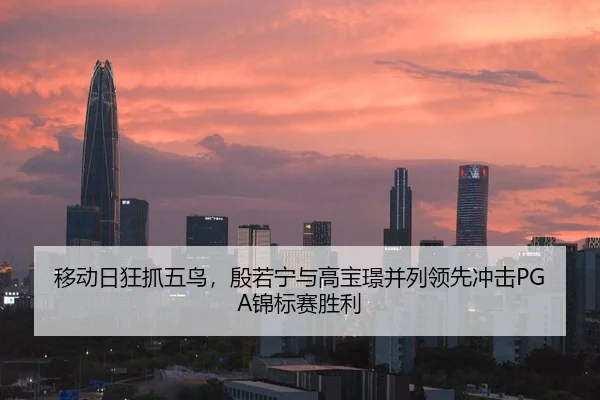 移动日狂抓五鸟，殷若宁与高宝璟并列领先冲击PGA锦标赛胜利